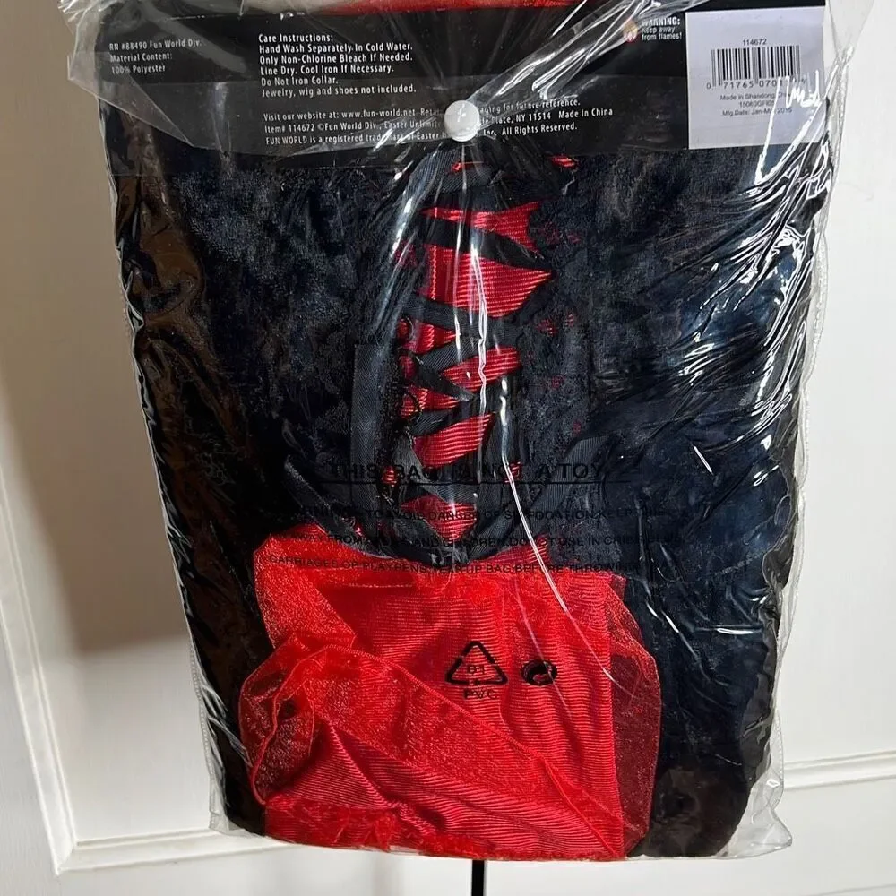 Fun World Vampire Girls Vampiretta Costume New Size Large